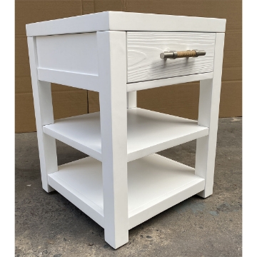 Picture of ROSALIE WHITE CHAIRSIDE TABLE