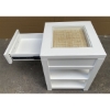 Picture of ROSALIE WHITE CHAIRSIDE TABLE