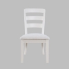 Picture of WESTPORT WHITE LADDER BACK CHAIR