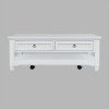 Picture of WESTPORT WHITE CASTERED COFFEE TABLE