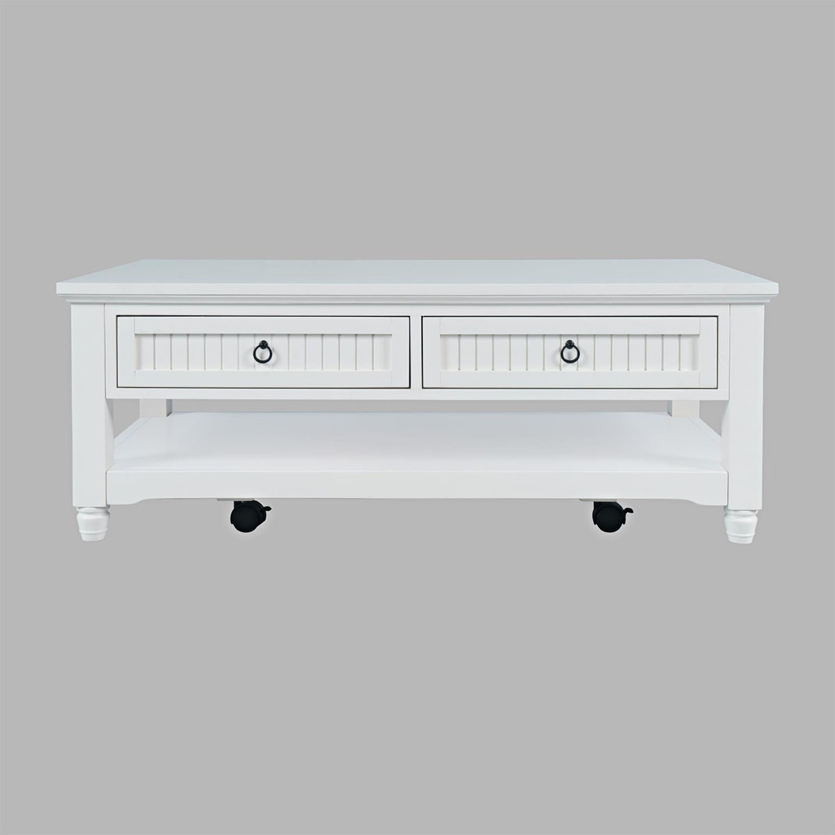 Picture of WESTPORT WHITE CASTERED COFFEE TABLE
