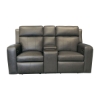 Picture of WYATT GUNMETAL LOVE CONSOLE W/ POWER HEADREST & LUMBAR