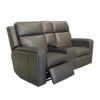 Picture of WYATT GUNMETAL LOVE CONSOLE W/ POWER HEADREST & LUMBAR