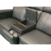 Picture of WYATT GUNMETAL LOVE CONSOLE W/ POWER HEADREST & LUMBAR