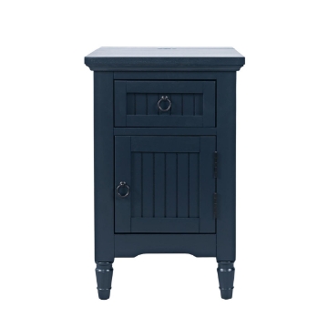 Picture of WESTPORT POWER CHAIRSIDE NAVY TABLE