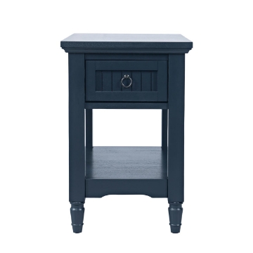 Picture of WESTPORT NAVY CHAIRSIDE TABLE