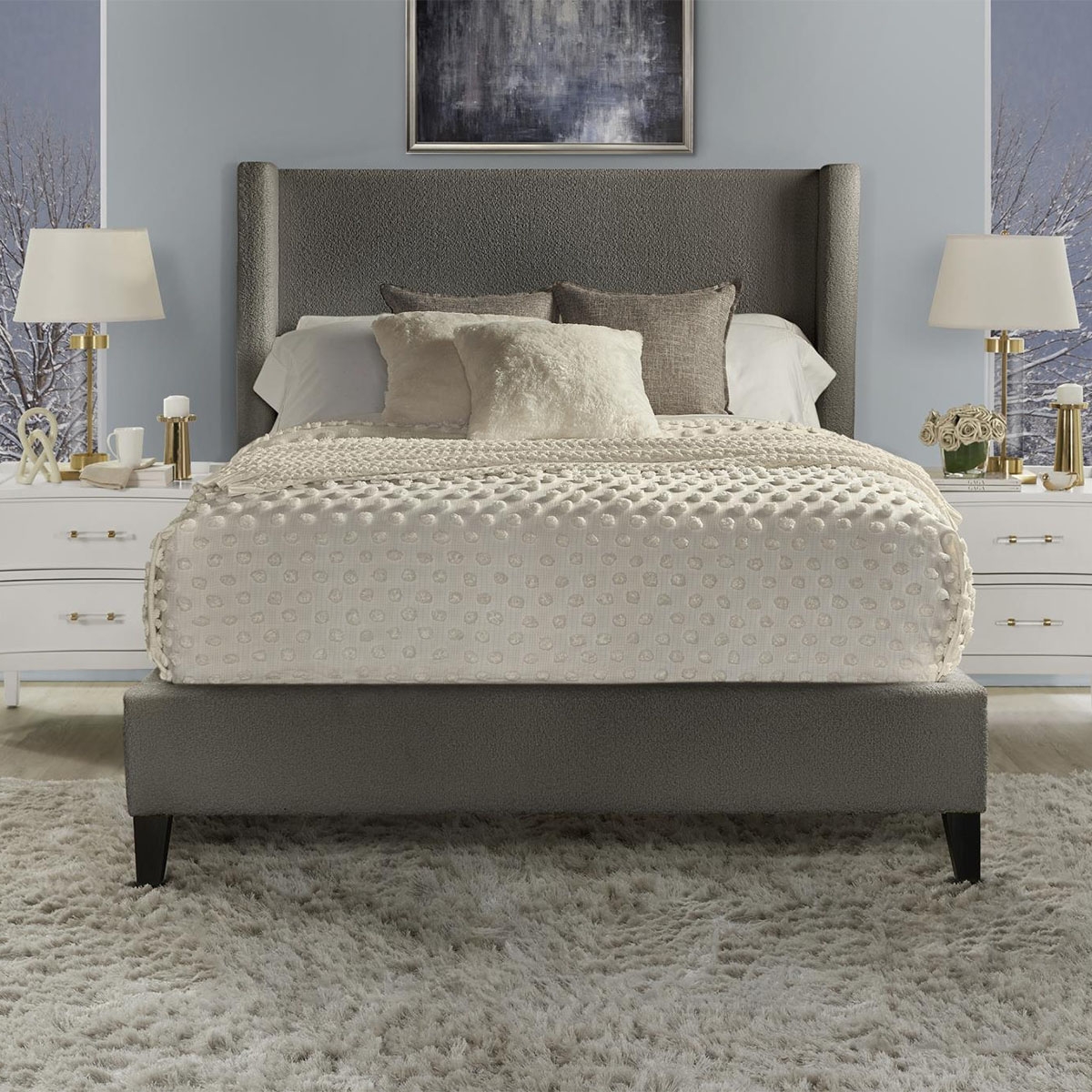 Picture of ANGEL GREY QUEEN BED