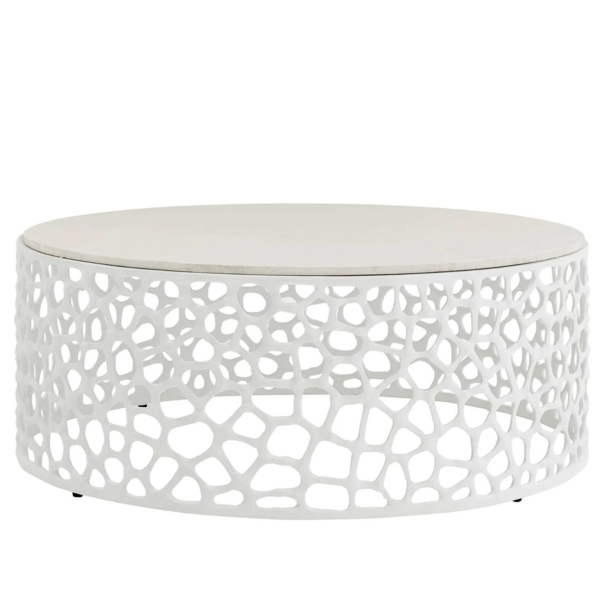 Picture of OASIS CORAL WHITE COCKTAIL TABLE