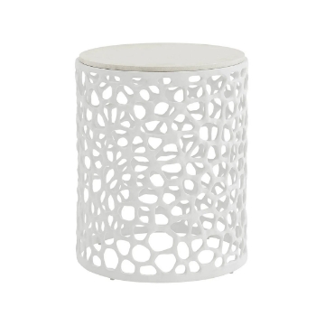 Picture of OASIS CORAL WHITE SIDE TABLE