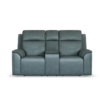 Picture of VERNON ADMIRAL LOVESEAT W/ CONSOLE, POWER RECLINING, HEADREST, LUMBAR, HEAT & MASSAGE