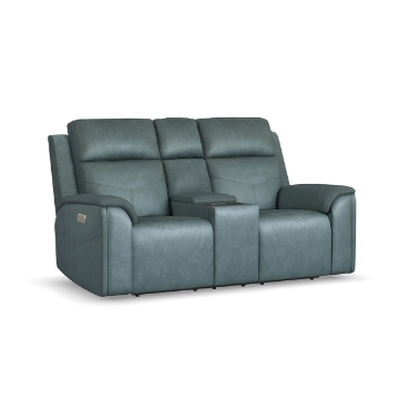 Picture of VERNON ADMIRAL LOVESEAT W/ CONSOLE, POWER RECLINING, HEADREST, LUMBAR, HEAT & MASSAGE