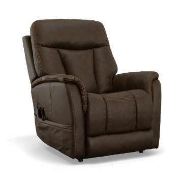 Picture of ATLAS WALNUT LIFT RECLINER W/ POWER HEADREST & LUMBAR