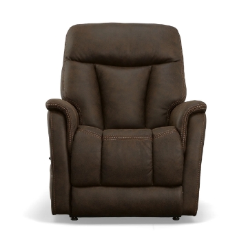 Picture of ATLAS WALNUT LIFT RECLINER W/ POWER HEADREST & LUMBAR