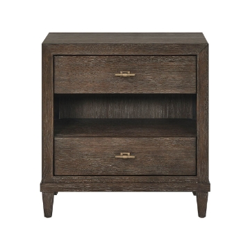 Picture of MONTCLAIR TWO DRAWER COCOA NIGHTSTAND