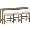Picture of MONTCLAIR BRINDLE CONSOLE W/ STOOLS