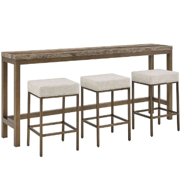 Picture of MONTCLAIR BRINDLE CONSOLE W/ STOOLS