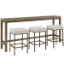 Picture of MONTCLAIR BRINDLE CONSOLE W/ STOOLS