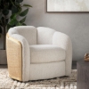 Picture of DAISY UPHOLSTERED SWIVEL CHAIR IN COASTAL SAND