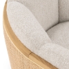 Picture of DAISY UPHOLSTERED SWIVEL CHAIR IN COASTAL SAND