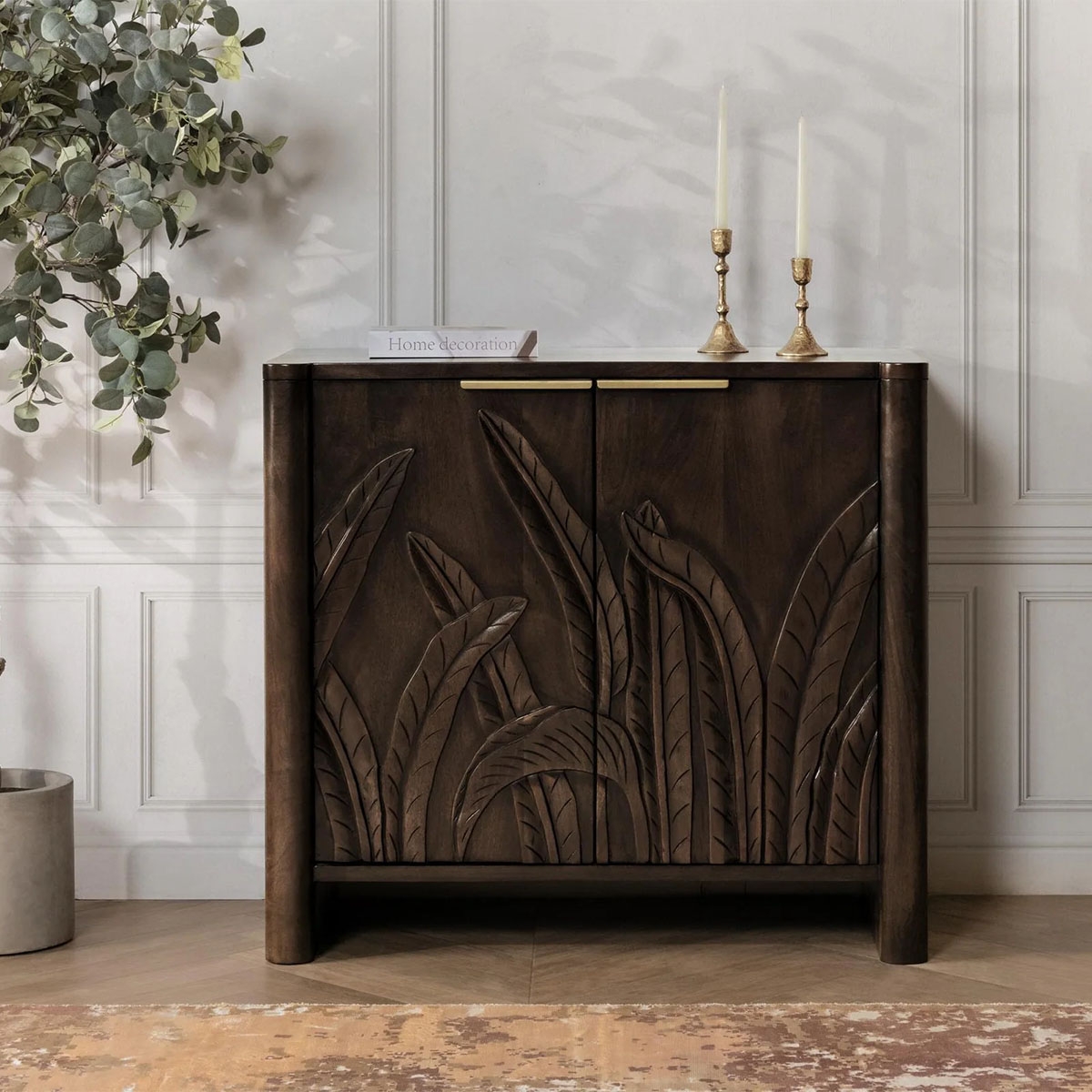 Picture of LEDRO BROWN TWO DOOR CABINET