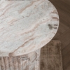 Picture of NORDENS MARBLE ROUND END TABLE