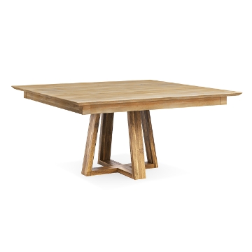 Picture of SOLON 54" MAPLE SQ SET W/BL CHAIRS