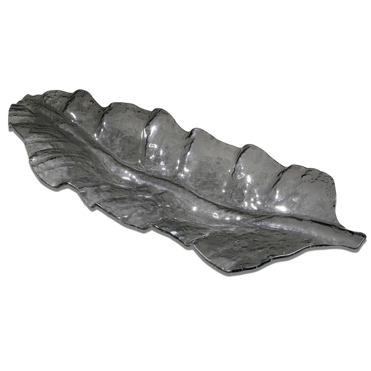Picture of SMOKED GLS LEAF TRAY