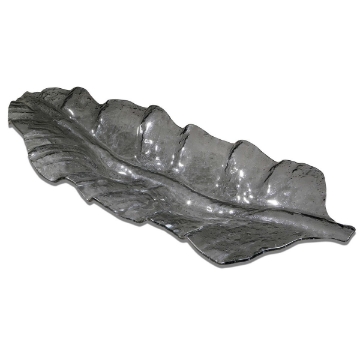 Picture of SMOKED GLS LEAF TRAY