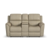 Picture of HENRY BEIGE CONSOLE LOVESEAT W/PHR/LUMB