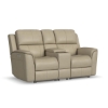 Picture of HENRY BEIGE CONSOLE LOVESEAT W/PHR/LUMB