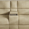 Picture of HENRY BEIGE CONSOLE LOVESEAT W/PHR/LUMB
