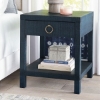 Picture of VENTURA BLUE RAFFIA END/BEDSIDE TABLE
