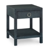 Picture of VENTURA BLUE RAFFIA END/BEDSIDE TABLE
