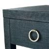 Picture of VENTURA BLUE RAFFIA END/BEDSIDE TABLE