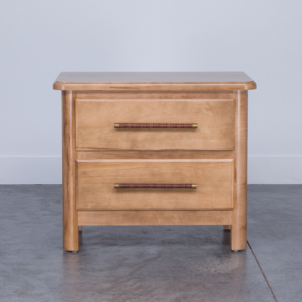 Picture of HERITAGE MAPLE TWO-DRAWER NIGHTSTAND