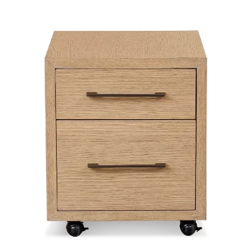 Picture of HOMEWORK NATURAL CASTERED FILE CABINET