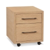 Picture of HOMEWORK NATURAL CASTERED FILE CABINET
