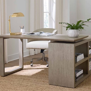 Picture of HOMEWORK GREYSTONE L-SHAPED DESK