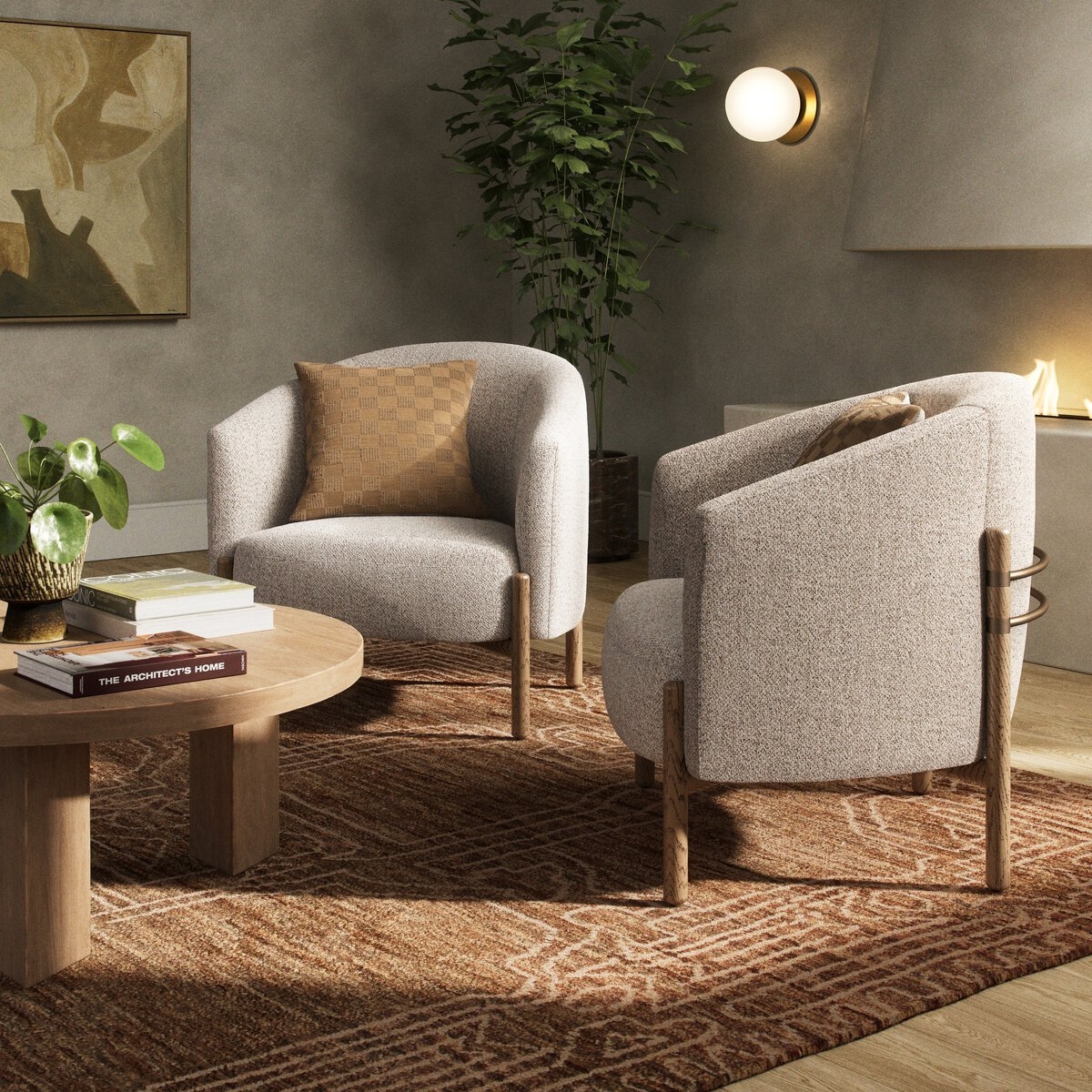 Picture of ENFIELD CHAIR IN ASTOR STONE
