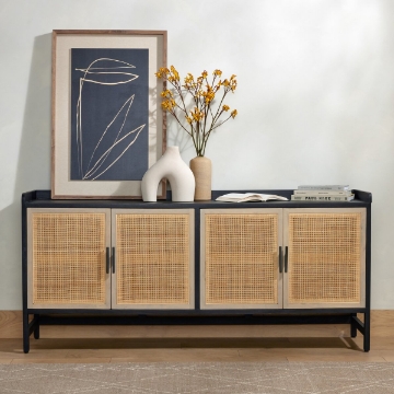 Picture of CAPRICE 72" SIDEBOARD IN BLACK WASH MANGO