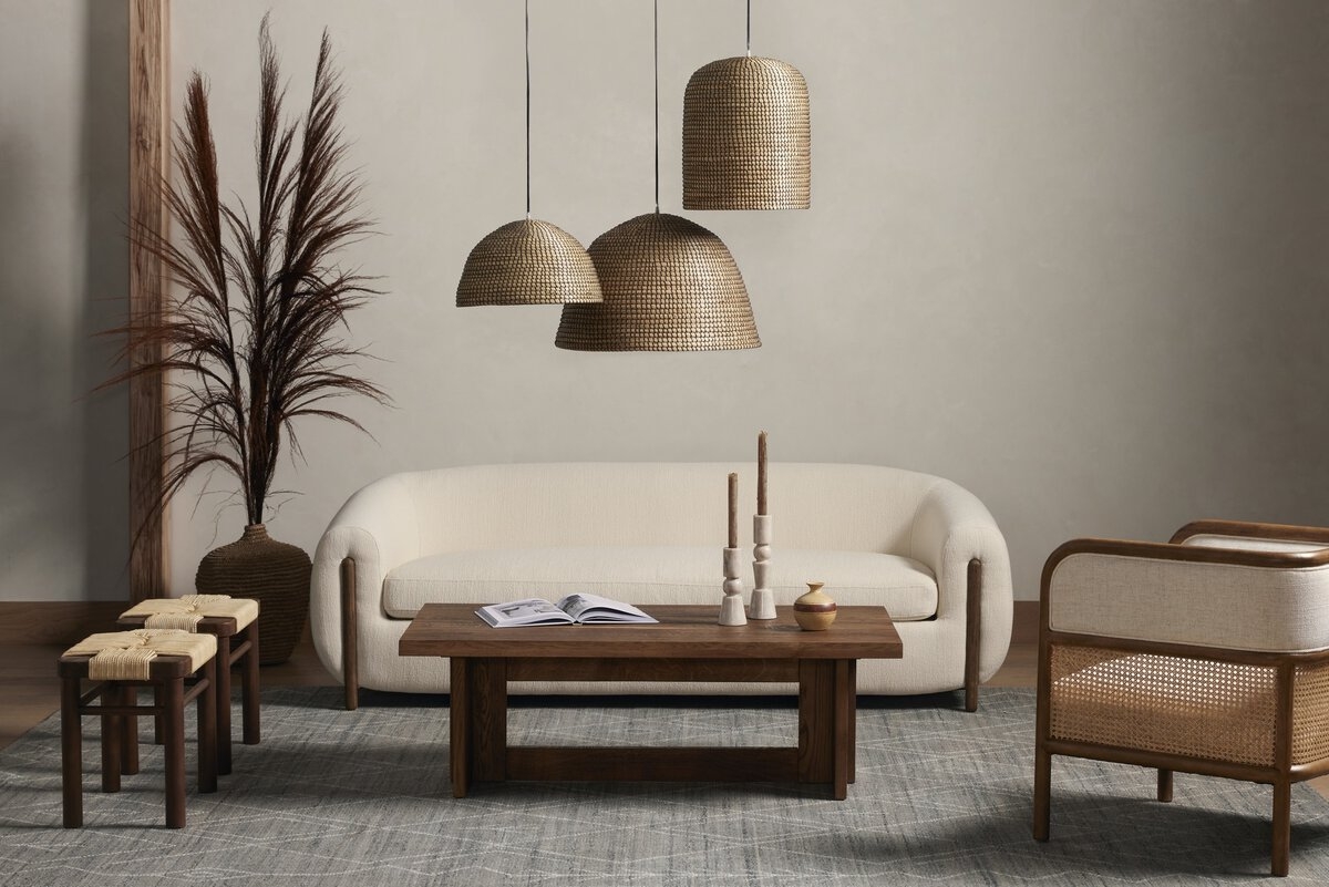 Picture of LYLA SOFA IN KERBEY IVORY