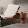 Picture of JOVIE OUTDOOR END TABLE IN NATURAL TEAK 