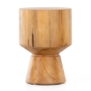 Picture of JOVIE OUTDOOR END TABLE IN NATURAL TEAK 