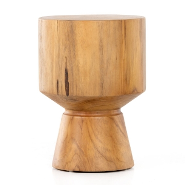 Picture of JOVIE OUTDOOR END TABLE IN NATURAL TEAK 