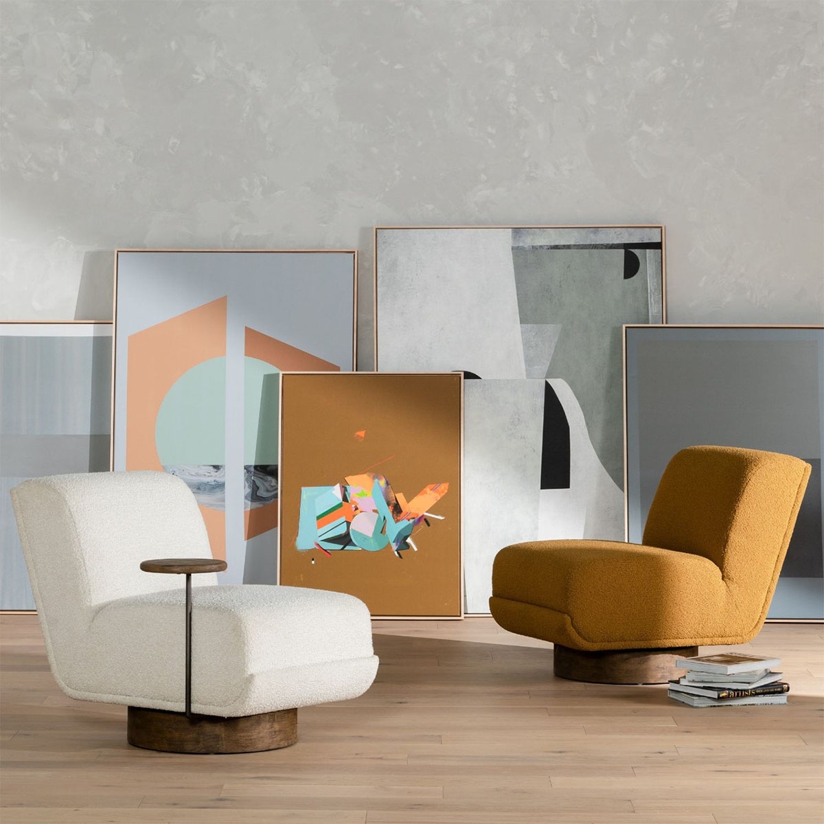 Picture of BRONWYN SWIVEL CHAIR W/ TABLE