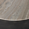 Picture of CORBETT END TABLE CREAMY TAUPE MARBLE