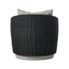 Picture of MAVEN OUTDOOR SWIVEL CHAIR IN BLACK HYACINTH