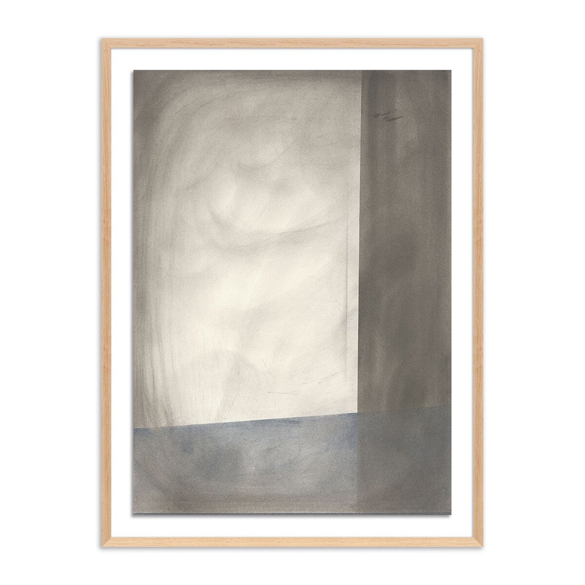 Picture of GAZING 30X40 ART WHITE OAK FRAME