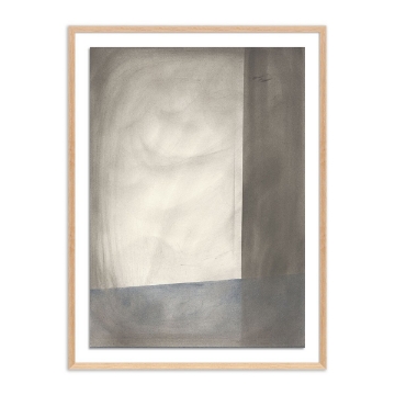 Picture of GAZING 30X40 ART WHITE OAK FRAME