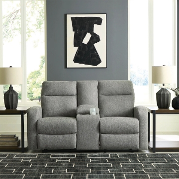 Picture of GAUNTLET MANUAL RECLINER LOVESEAT W/ CONSOLE